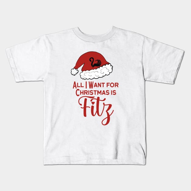 Keeper of the Lost Cities, Fitz KOTLC fans Christmas Kids T-Shirt by FreckledBliss